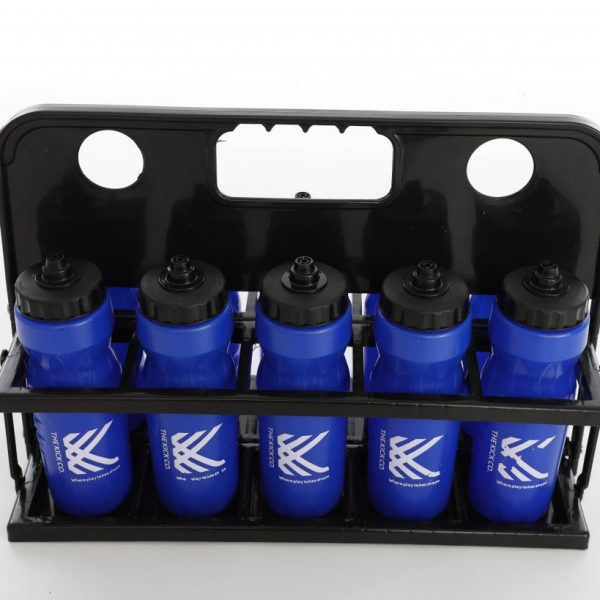 WATER BOTTLE RACK + (10 BOTTLES)