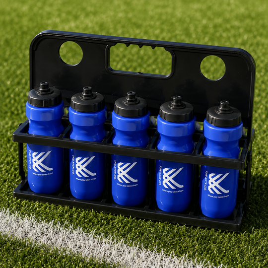 Water Bottle Rack + 10 Bottles